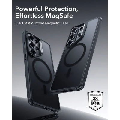 ESR Classic Hybrid Case for Galaxy S26 Ultra - Frosted Black